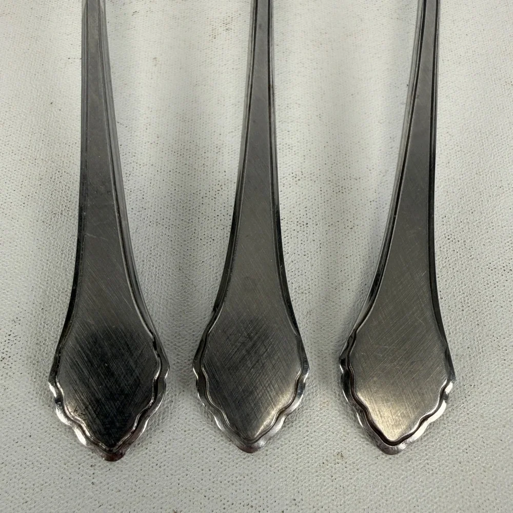 Oneida SUMMER MIST WmA Rogers AUTUMN GLOW Deluxe Stainless Tablespoon LOT OF 4